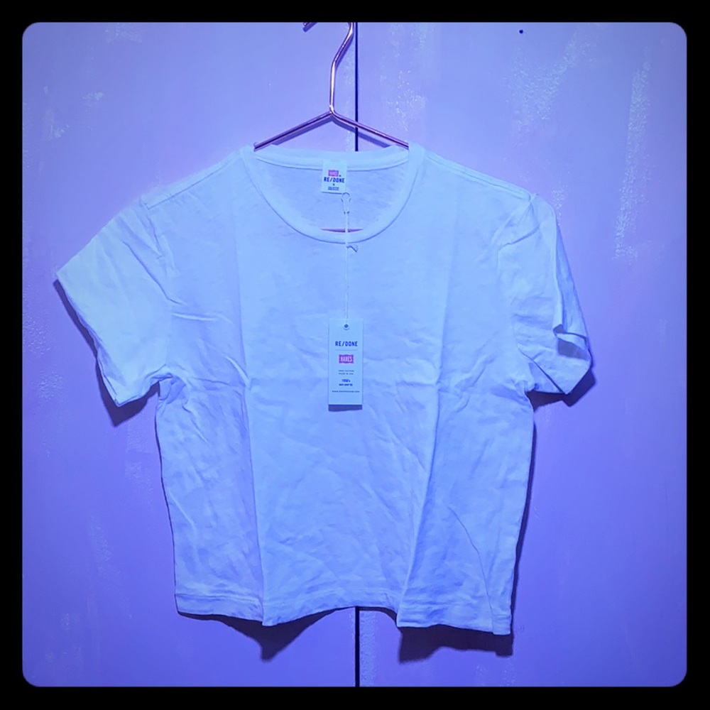 RE/DONE // Hanes 1950s Boxy Crop Tee